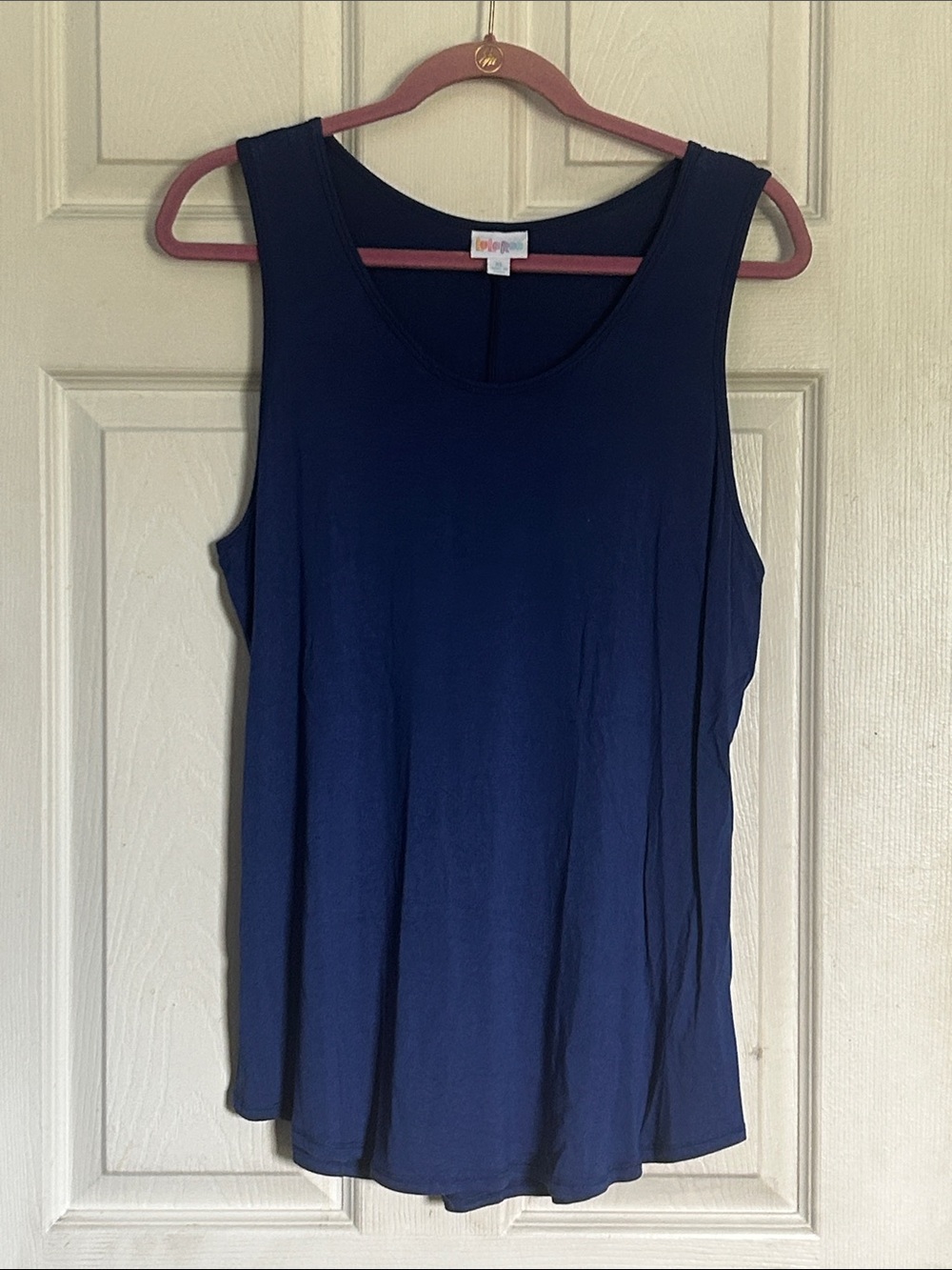 Lularoe scoop neck jersey knit tank top size XL